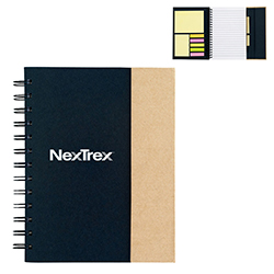 SPIRAL NOTEBOOK W/ STICKY NOTES